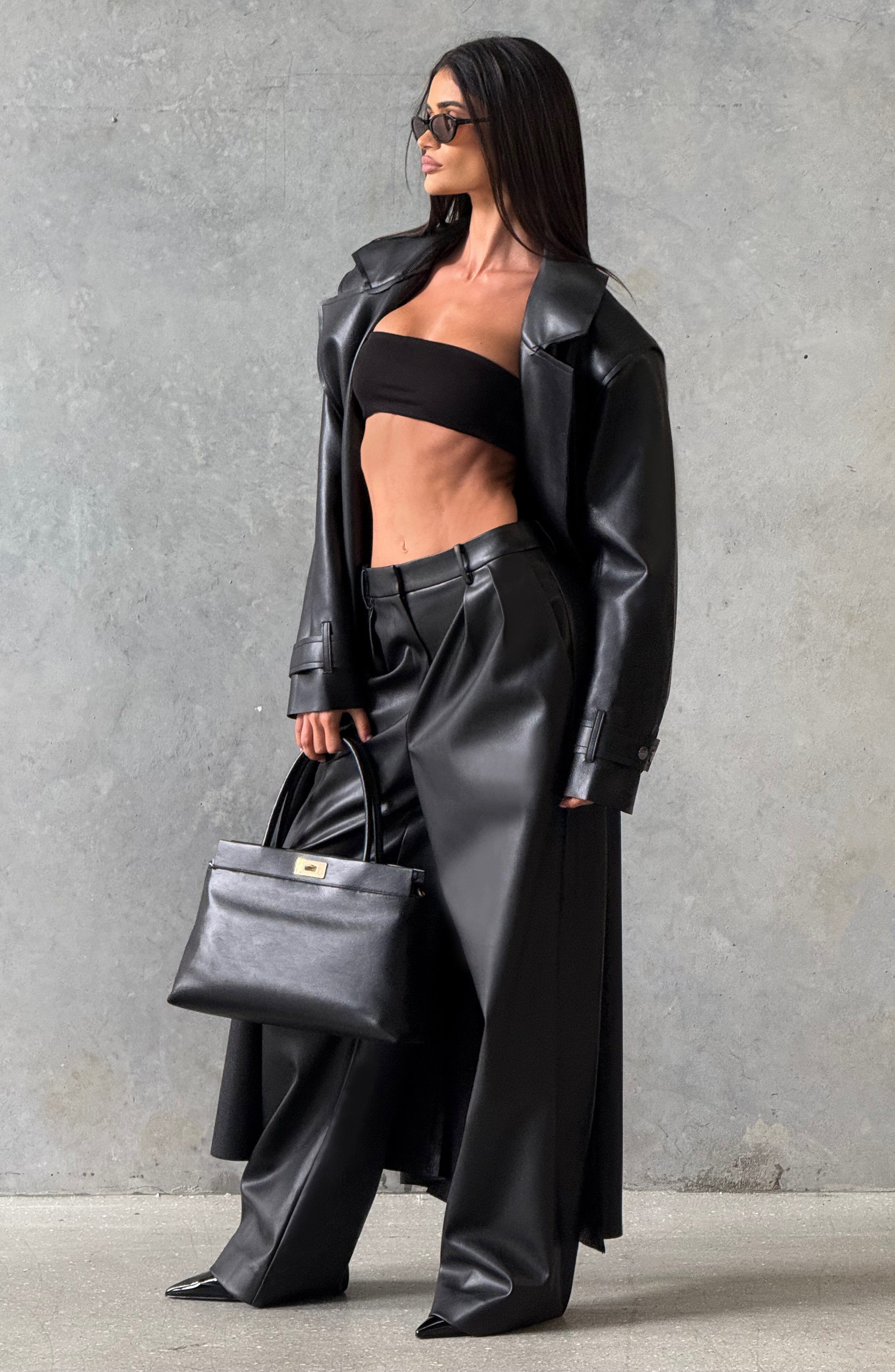 Bridget Trench Coat - Black