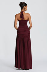 Odele Bodysuit - Cherry Lacquer
